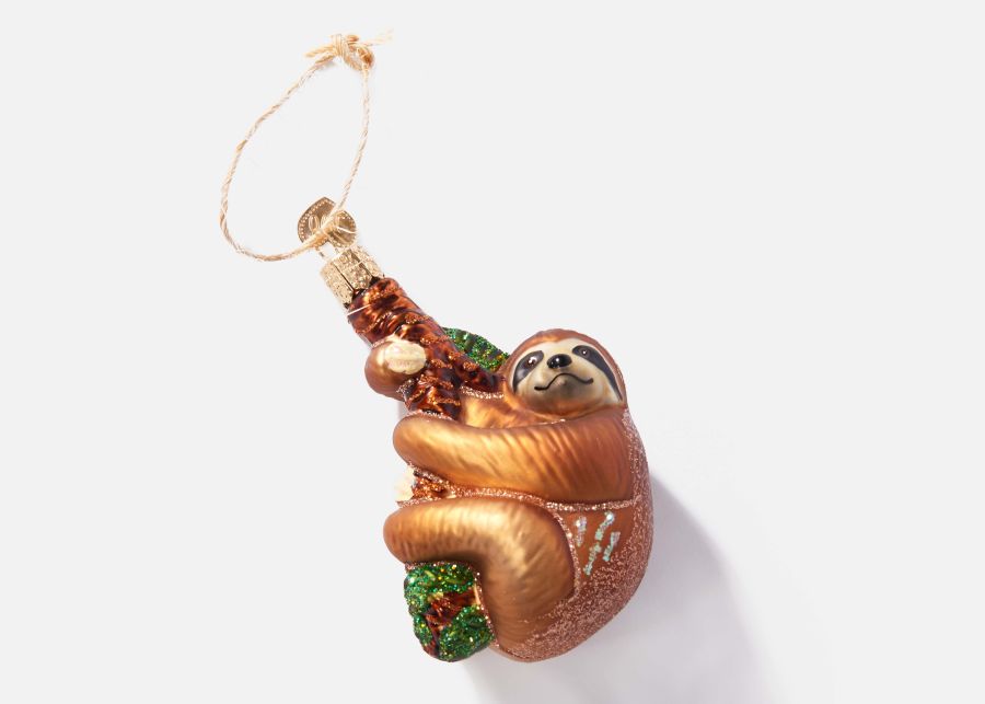 Full View of Sloth Ornament image number 0